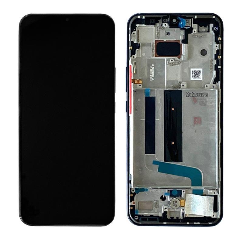 Screen with Middle Frame Xiaomi Mi 10 Lite 5G Grey (Original)
