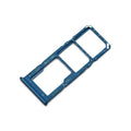 Βάση Κάρτας Sim & SD Samsung A125F Galaxy A12/ A127F Galaxy A12 Nacho Μπλε (Original)