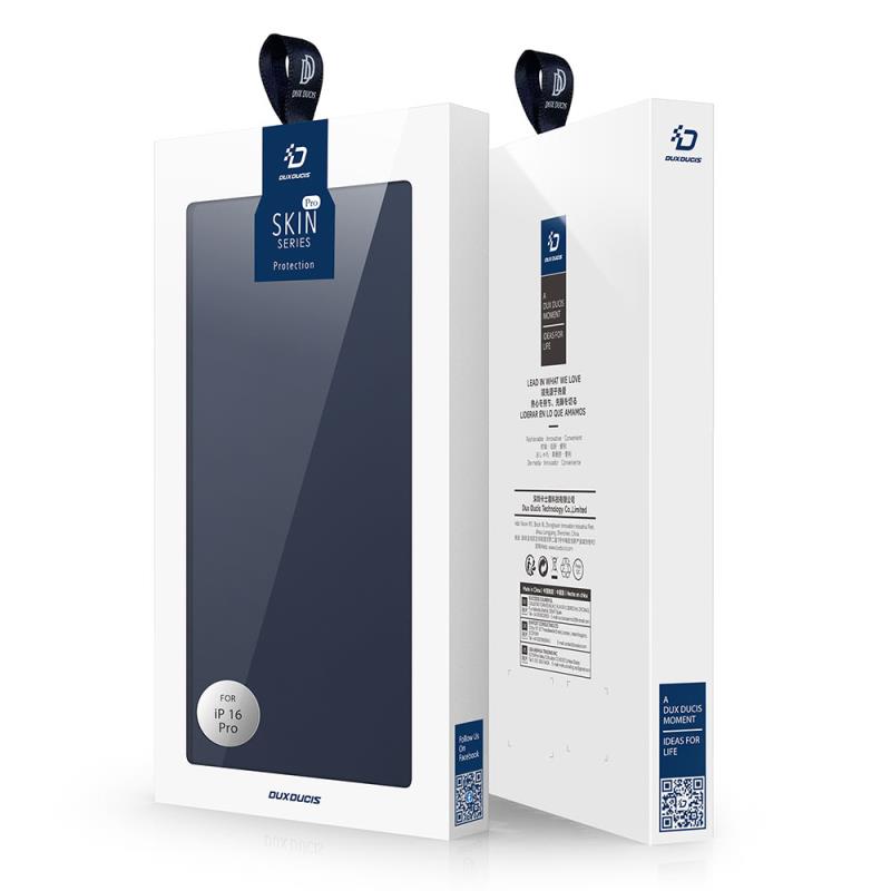Θήκη Flip Dux Ducis Apple iPhone 16 Pro Skin Pro Μπλε