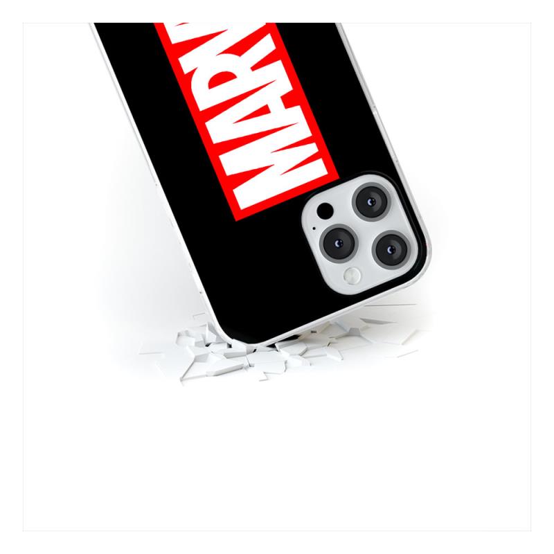 Θήκη Soft TPU Marvel Logo 001 Xiaomi Redmi 12C Μαύρο