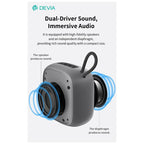 Φορητό Ηχείο Bluetooth Devia EM501 Sound Lite2 5W Μαύρο