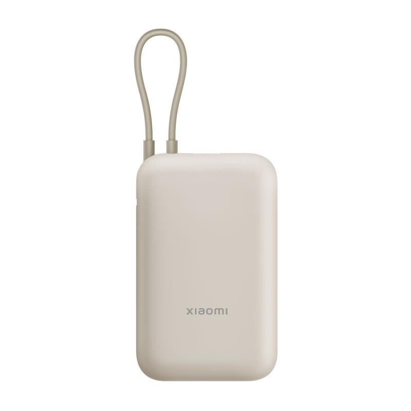 Φορτιστής Ανάγκης Xiaomi BHR9072GL 22.5W 10000mAh με Ενσωματωμένο Καλώδιο Μπεζ