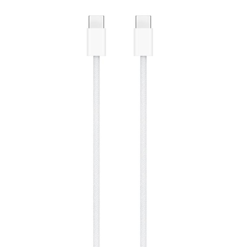 Kαλώδιο Apple Braided MW493 USB C σε USB C 60W 1m Λευκό (Ασυσκευαστό)