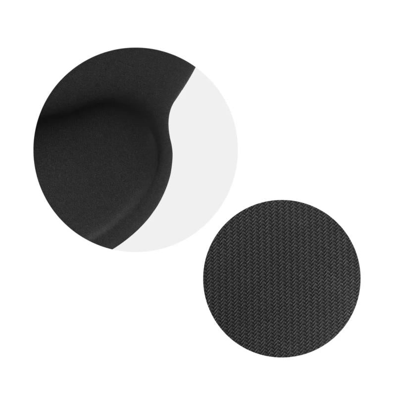 Mousepad Εργονομικό με Στήριγμα Καρπού 25x23cm Μαύρο (1 τεμ.) (Ασυσκεύαστο)
