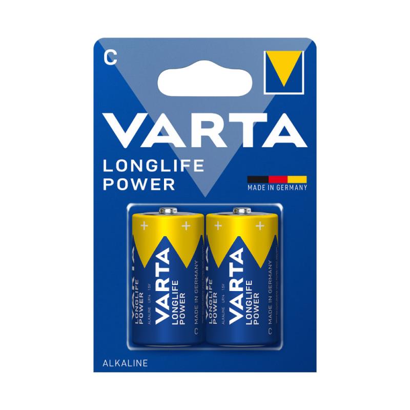Μπαταρία Alkaline Varta Longlife Power C LR14 (2 τεμ.)