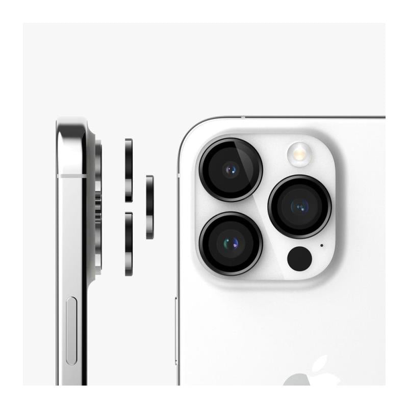 Tempered Glass Ringke Lens Frame για Τζαμάκι Κάμερας Apple iPhone 15 Pro Μαύρο (3 τεμ.)