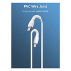 Καλώδιο Σύνδεσης USB 2.0 Devia EC150 USB C σε Lightning PD 27W 1m Kintone Λευκό