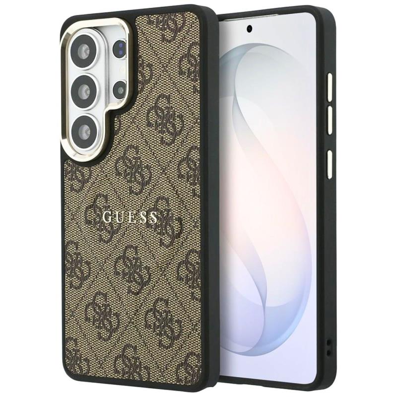 Θήκη PU Guess Samsung Galaxy S26 Ultra 5G Magnetic Hardcase Classic 4G Καφέ