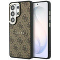 Θήκη PU Guess Samsung Galaxy S26 Ultra 5G Magnetic Hardcase Classic 4G Καφέ