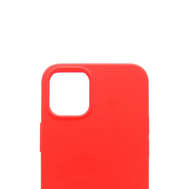 Θήκη Liquid Silicon inos Apple iPhone 12 Pro Max L-Cover Κόκκινο
