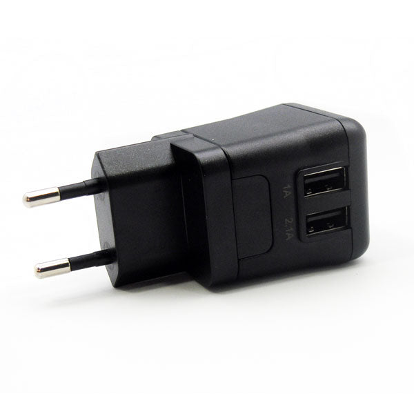 Φορτιστής Ταξιδίου Melkco Worldwide EU/UK/US/AU με Διπλή Έξοδο 2xUSB A 1.0A 2.0A