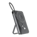 Φορτιστής Ανάγκης Devia EP203 22.5W 10000mAh Magnetic 4 σε 1 με Βραχίονα Στήριξης & Ενσωματωμένο Καλώδιο Extreme Speed Γκρι