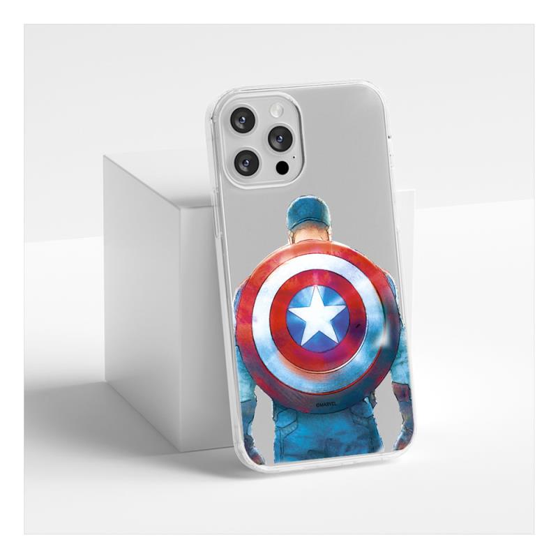 Θήκη Soft TPU Marvel Captain America 002 Apple iPhone 14 Pro Max Διάφανο