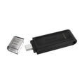 USB 3.2 Flash Disk Kingston DT70 USB C 64GB Μαύρο