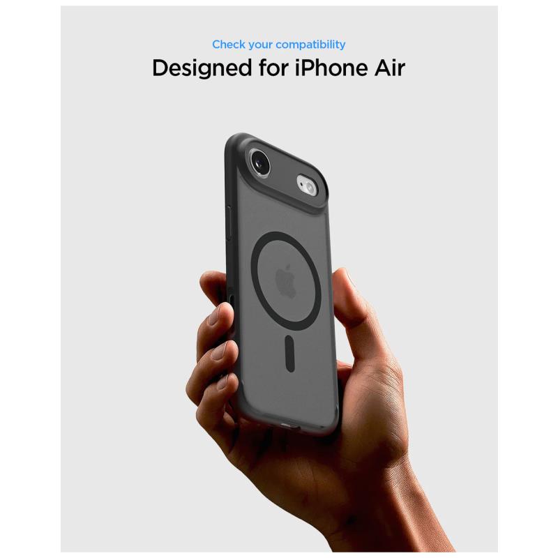 Θήκη TPU & PC Spigen Ultra Hybrid Mag Magsafe Apple iPhone Air Frost Μαύρο