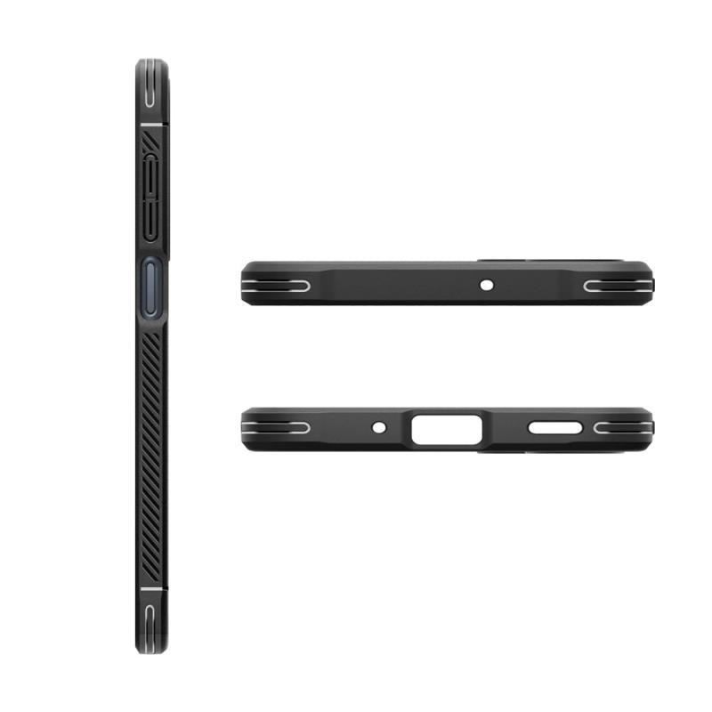 Θήκη Soft TPU Spigen Samsung Galaxy A16 4G/ 5G Rugged Armor Μαύρο