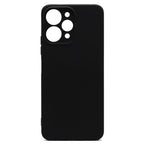 Θήκη Liquid Silicon inos Xiaomi Redmi 12 L-Cover Μαύρο