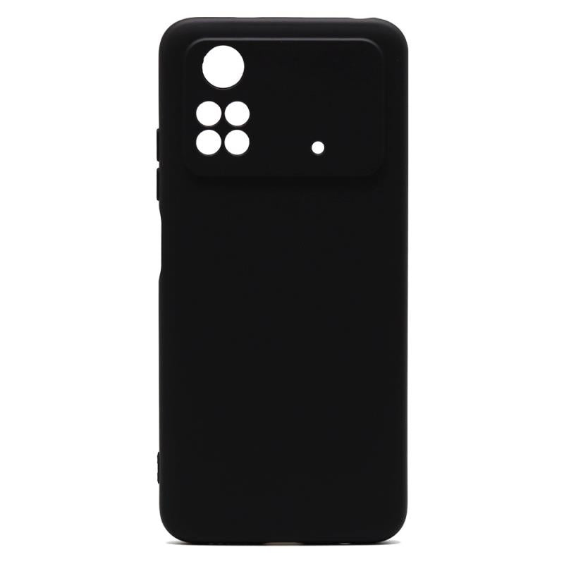 Θήκη Liquid Silicon inos Xiaomi Poco M4 Pro L-Cover Μαύρο