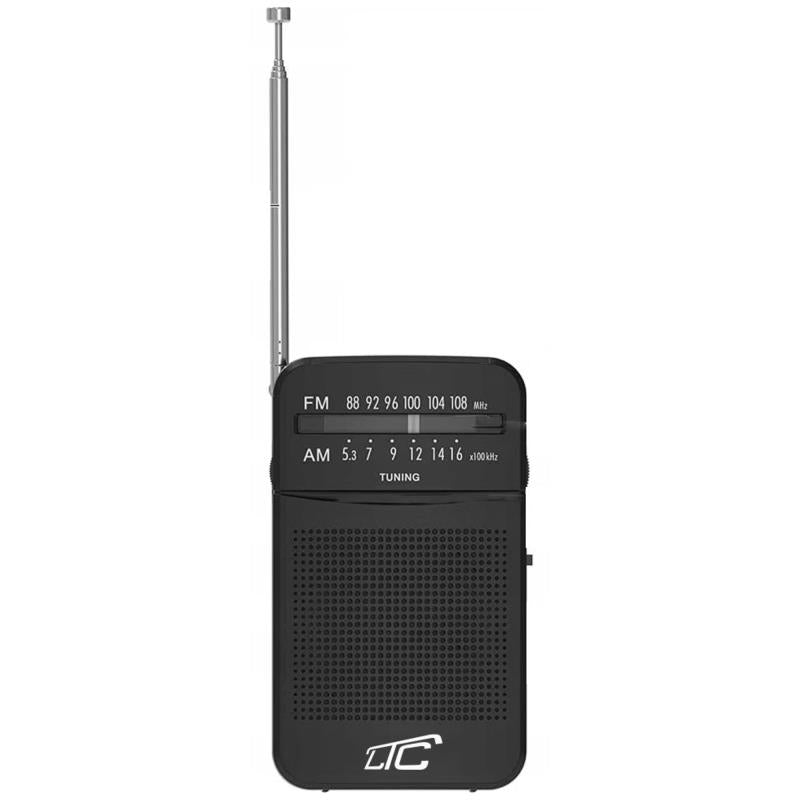 Φορητό Ραδιόφωνο Τσέπης LTC Lega με AM/FM & Mini Jack 3.5mm Μαύρο