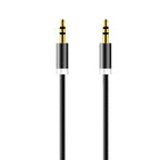 Καλώδιο Ήχου Braided inos 3.5mm/3.5mm 1m Μαύρο