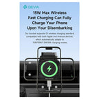 Universal Βάση Στήριξης Ταμπλό Αυτοκινήτου Devia EA473 Magnetic Wireless Bracket Smart Μαύρο