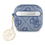 Θήκη PC Guess Apple AirPods 5/ 4 Strass Charm Collection 4G Μπλε