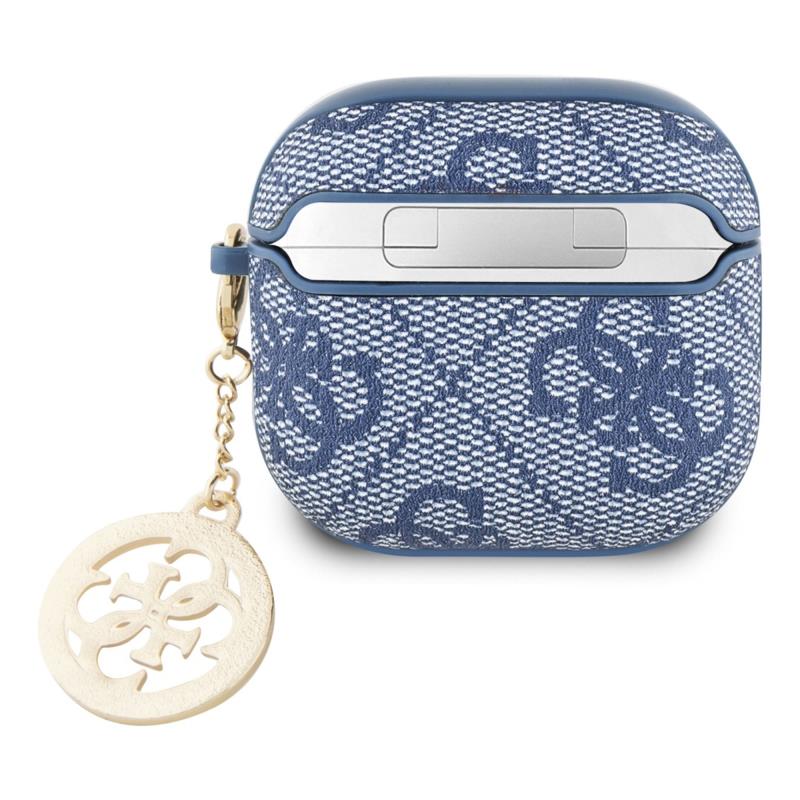 Θήκη PC Guess Apple AirPods 5/ 4 Strass Charm Collection 4G Μπλε