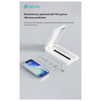 Tempered Glass Crystal Diamond Hardness Devia Apple iPhone 17 Pro Max με Βοηθητικό Εργαλείο Van Μαύρο (1 τεμ.)
