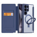 Θήκη Flip Dux Ducis Samsung Galaxy S24 Ultra 5G Magnetic Wallet με Stand Skin X Pro Μπλε