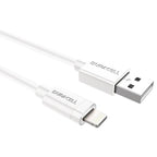 Καλώδιο Σύνδεσης USB 2.0 Duracell USB A σε MFI Lightning 15W 2m Λευκό