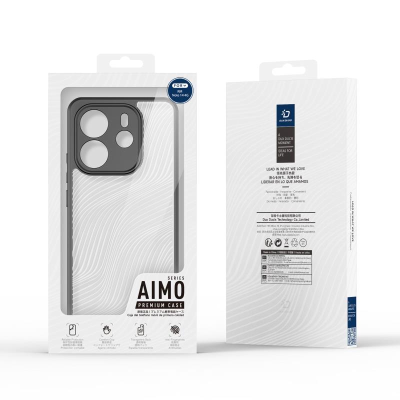 Θήκη TPU & PC Dux Ducis Aimo Xiaomi Redmi Note 14 4G Μαύρο