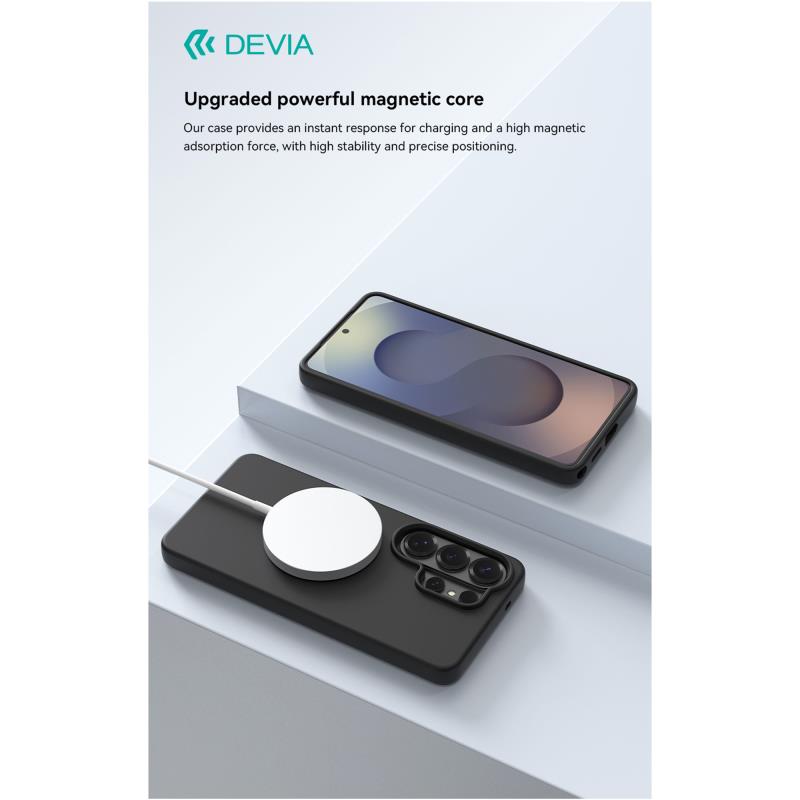 Θήκη Silicon Devia Samsung Galaxy S26 Ultra 5G Magnetic Nature Μαύρο