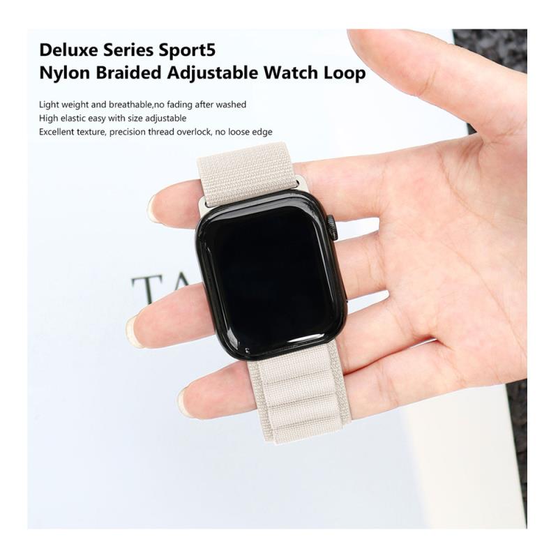 Λουράκι Devia Sport5 Nylon Woven Apple Watch (44/ 45/ 46/ 49mm) Deluxe Starlight