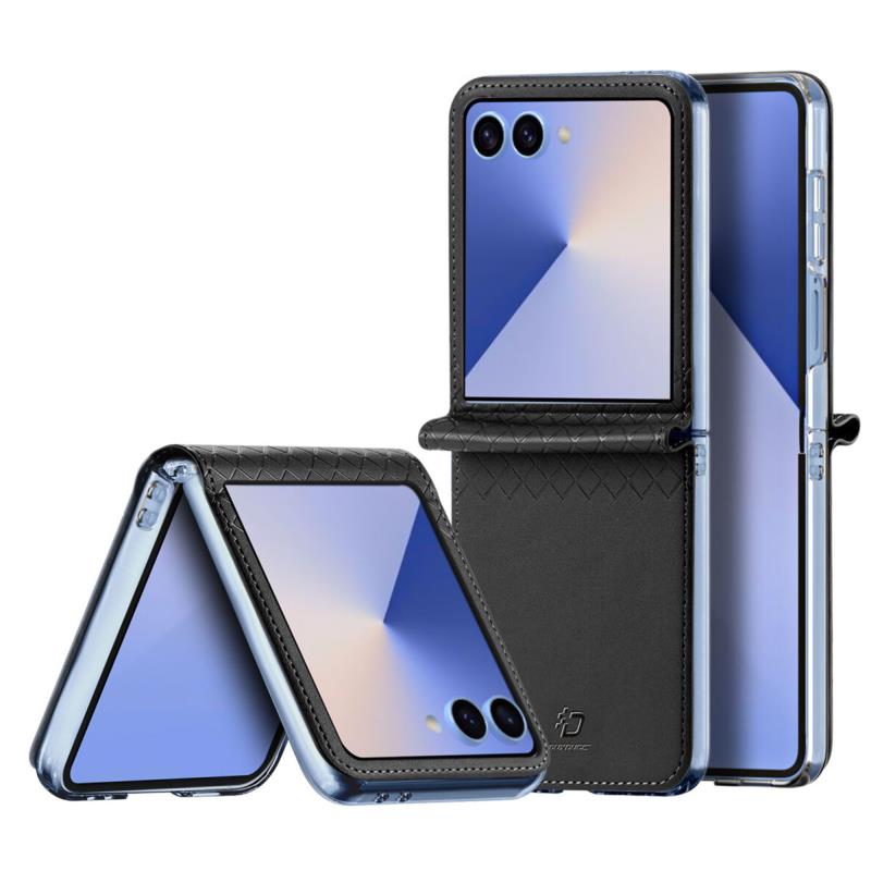 Θήκη Δερμάτινη PU Dux Ducis Samsung Galaxy Z Flip 7 5G Bril Μαύρο