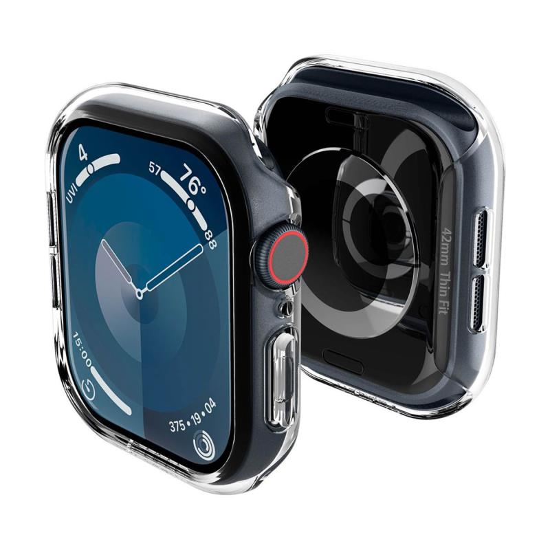 Θήκη PC Spigen Thin Fit Apple Watch 10/ 11 42mm Διάφανο