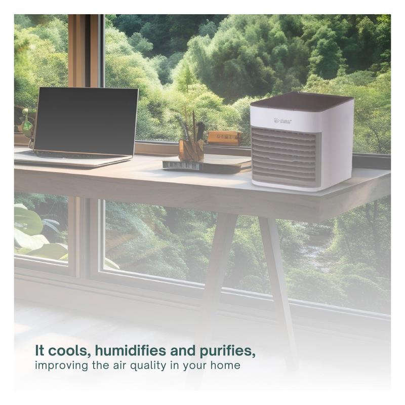 Επιτραπέζιος Ανεμιστήρας Niaros Beteni Air Cooler USB 5W Λευκό