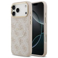 Θήκη PU Guess MagSafe Apple iPhone 17 Pro Max Hardcase Classic 4G Ροζ