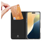 Θήκη Flip Dux Ducis Apple iPhone 16 Skin Pro Μαύρο