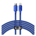 Καλώδιο Σύνδεσης USB 2.0 Baseus Crystal Shine USB C σε Lightning PD 20W 2m Μπλε