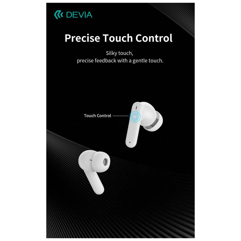 True Wireless Ακουστικά Bluetooth Devia EM420 Lite2  Μαύρο