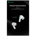 True Wireless Ακουστικά Bluetooth Devia EM420 Lite2  Μαύρο