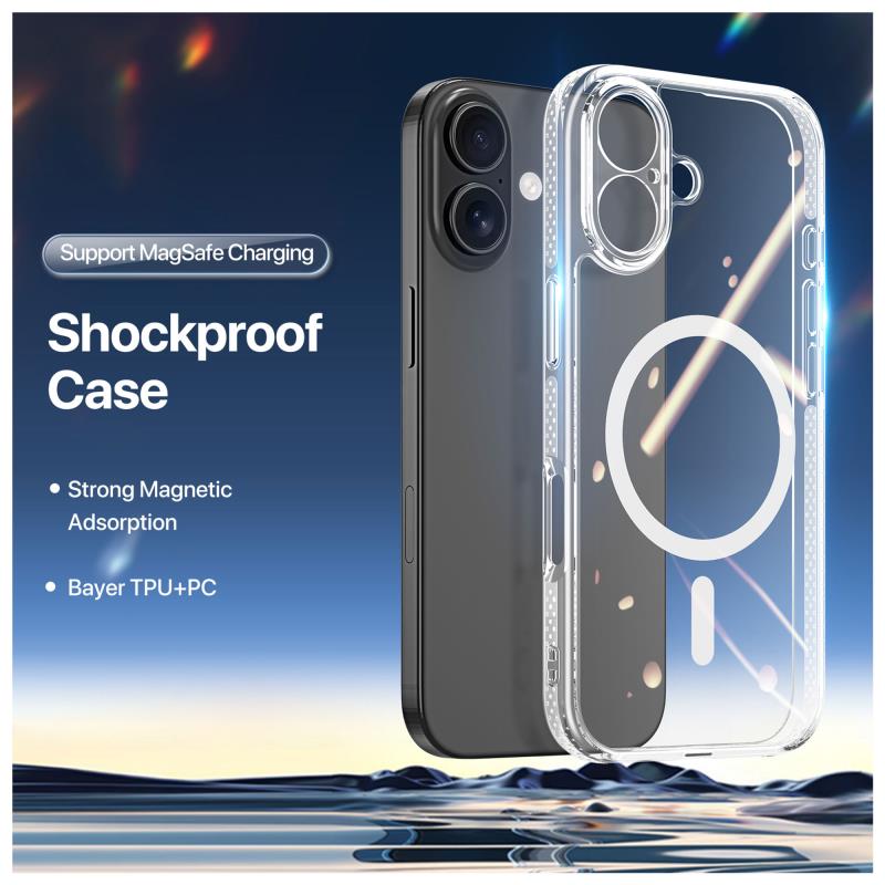 Θήκη TPU & PC Dux Ducis Apple iPhone 17 Magnetic MagSafe Clin Διάφανο