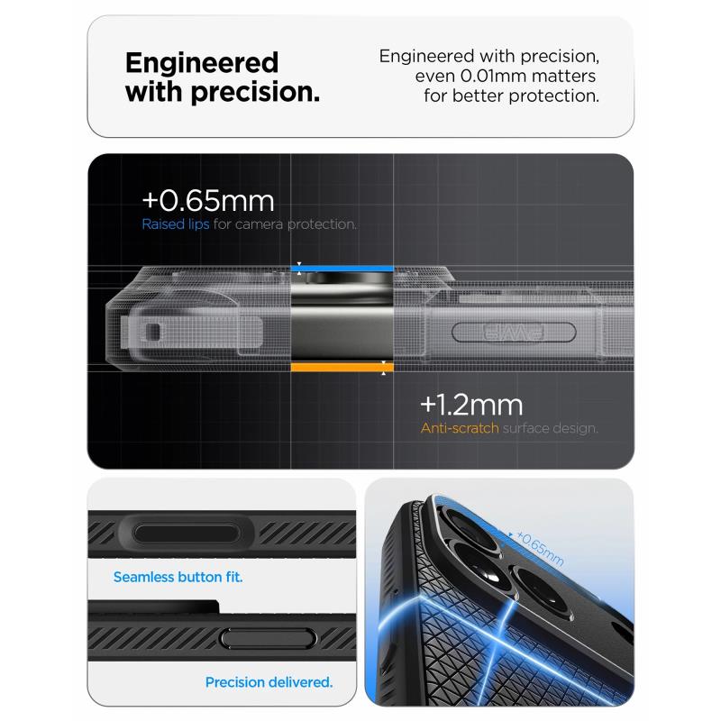 Θήκη Soft TPU Spigen Apple iPhone 18 Pro/ 17 Pro Liquid Air Μαύρο