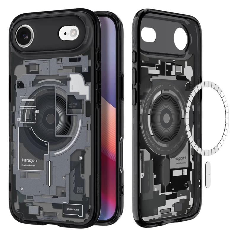 Θήκη TPU & PC Spigen Ultra Hybrid Mag Magsafe Apple iPhone Air Zero One Μαύρο