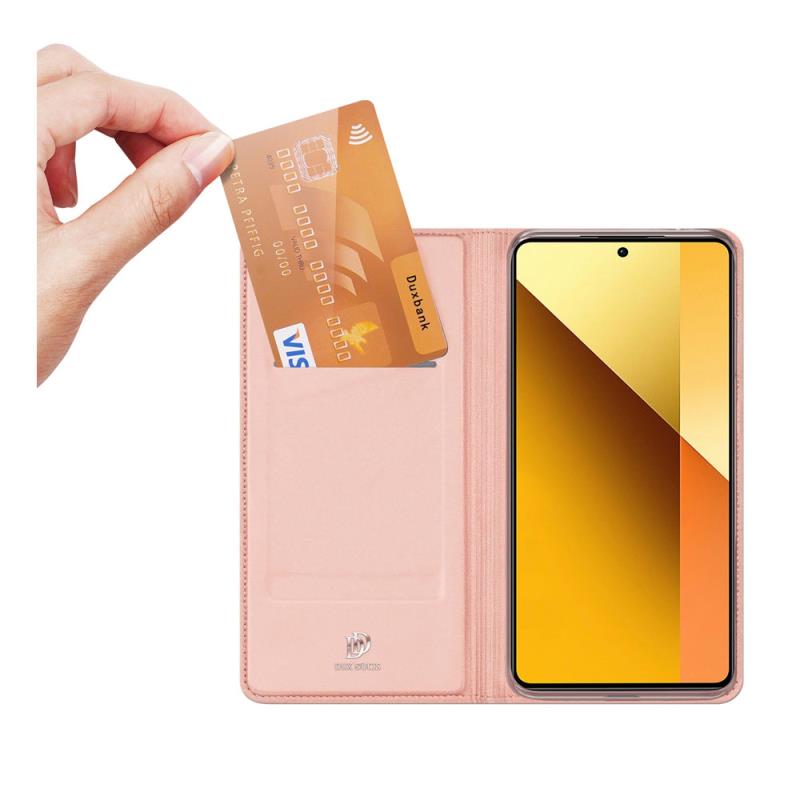 Θήκη Flip Dux Ducis Xiaomi Redmi Note 13 5G Skin Pro Ροζ