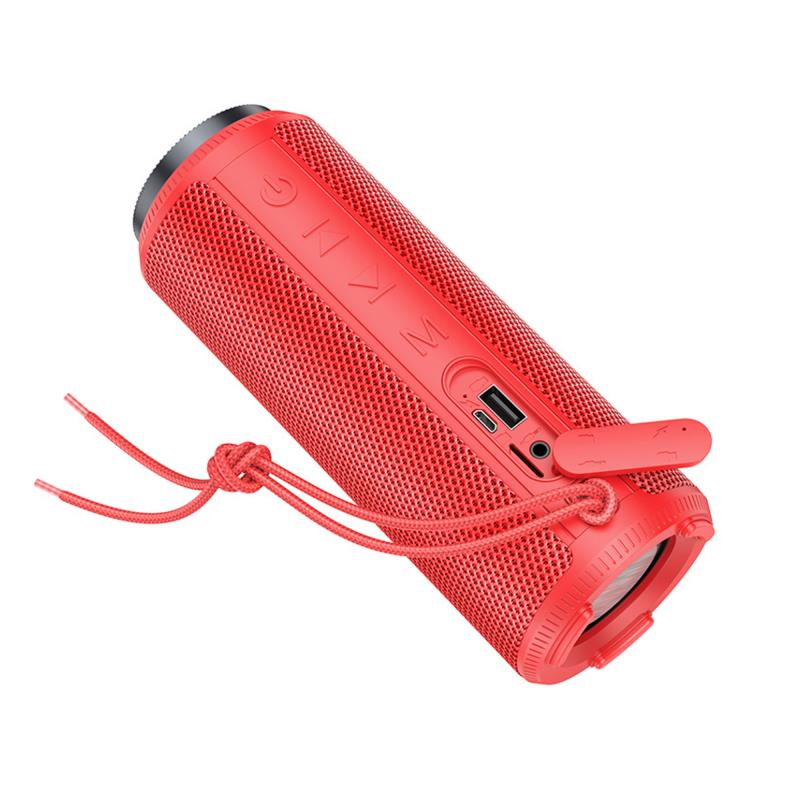 Φορητό Ηχείο Bluetooth Borofone BR22 Sports TWS BT 5.1 Ραδιόφωνο FM USB AUX MicroSD 1200mAh 10W Κόκκινο