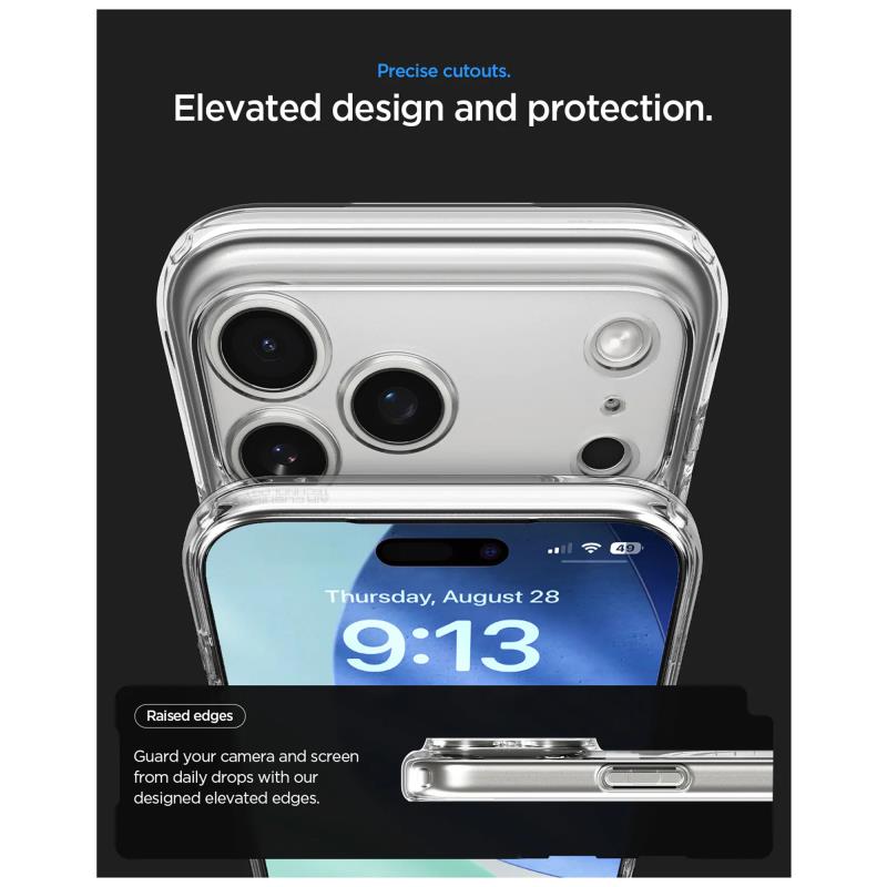 Θήκη TPU & PC Spigen Ultra Hybrid Magsafe Apple iPhone 17 Pro Max Neo One Διάφανο