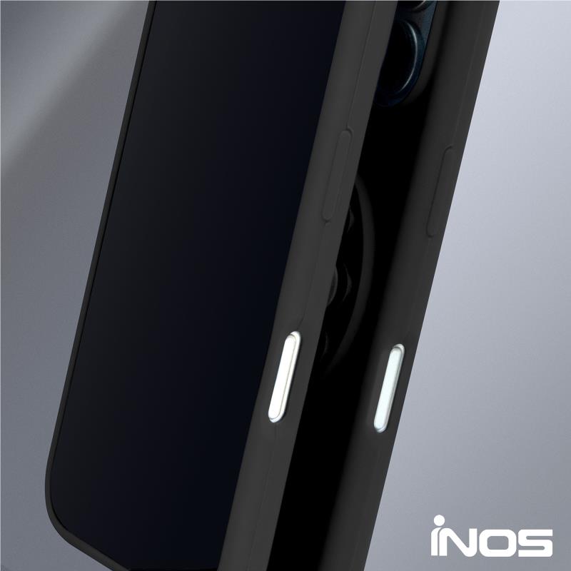 Θήκη Silicon & PC inos Apple iPhone 17 Pro με Suction Cup Μαύρο