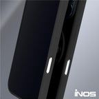 Θήκη Silicon & PC inos Apple iPhone 17 Pro με Suction Cup Μαύρο