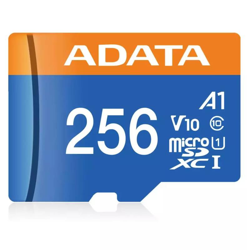 Κάρτα μνήμης Micro SDXC C10 UHS-1 U1 Adata Premier 100MB/s 256GB + 1 ADP